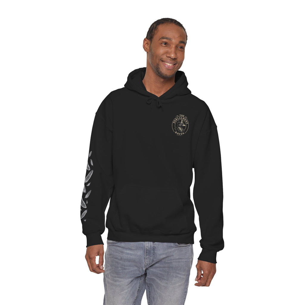 Fine Feathered Hooded Sweater