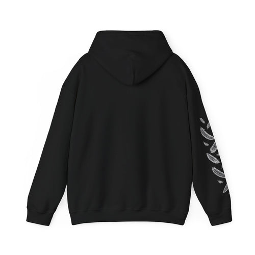 Fine Feathered Hooded Sweater
